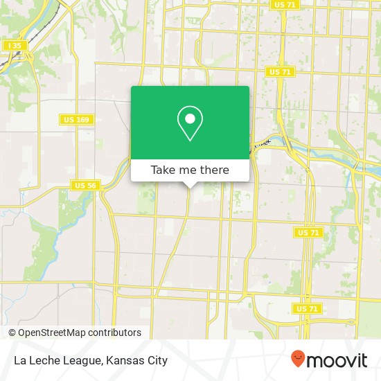 La Leche League map