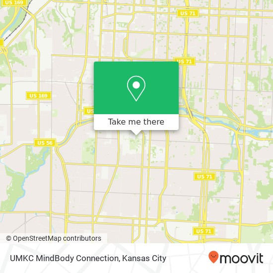 Mapa de UMKC MindBody Connection