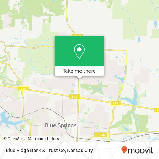 Blue Ridge Bank & Trust Co map