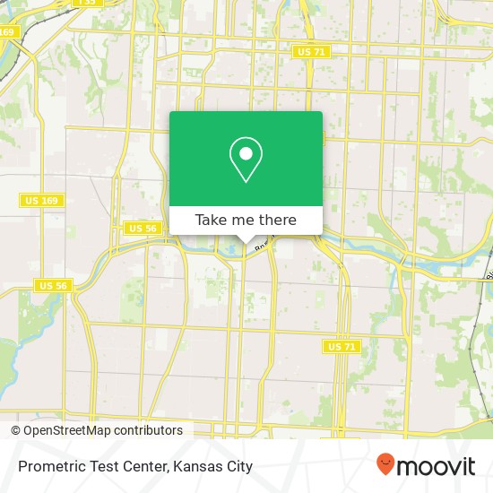 Mapa de Prometric Test Center