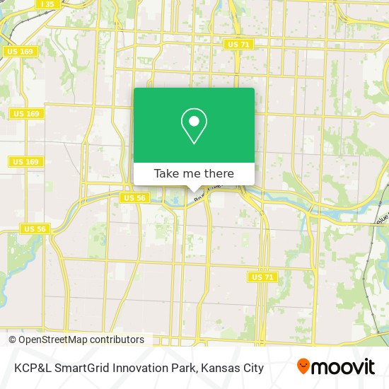 Mapa de KCP&L  SmartGrid Innovation Park