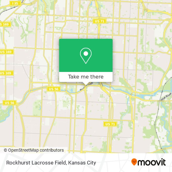 Rockhurst Lacrosse Field map