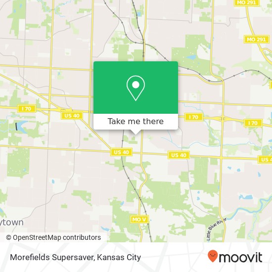 Morefields Supersaver map