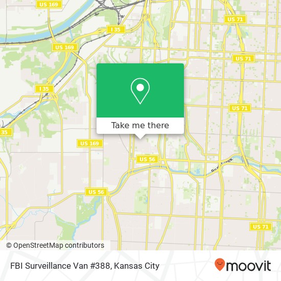 Mapa de FBI Surveillance Van #388