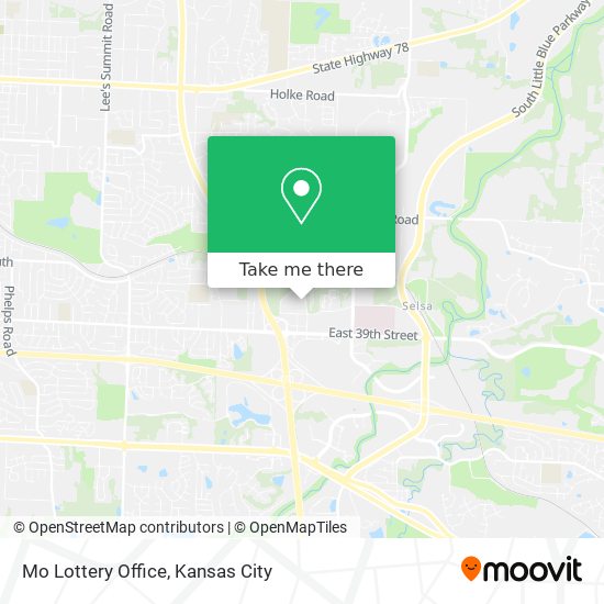 Mo Lottery Office map