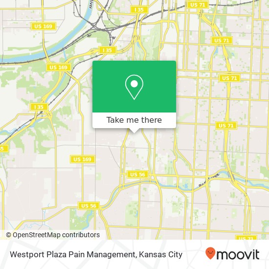 Westport Plaza Pain Management map