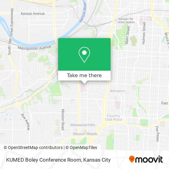 Mapa de KUMED Boley Conference Room