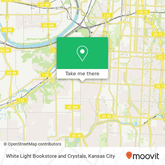 Mapa de White Light Bookstore and Crystals