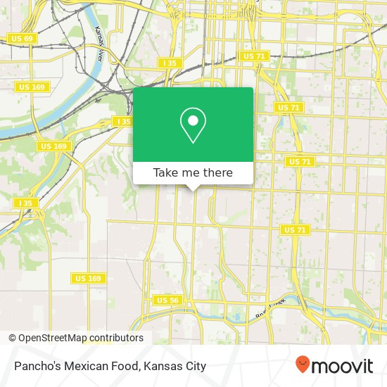 Pancho's Mexican Food map