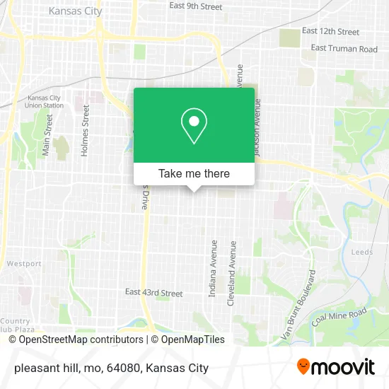 pleasant hill, mo, 64080 map