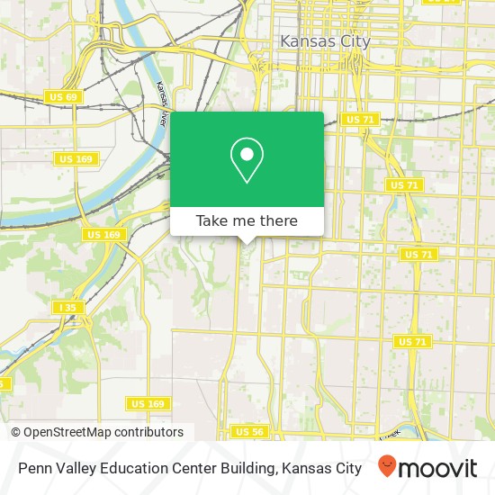 Mapa de Penn Valley Education Center Building