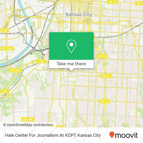 Mapa de Hale Center For Journalism At KCPT