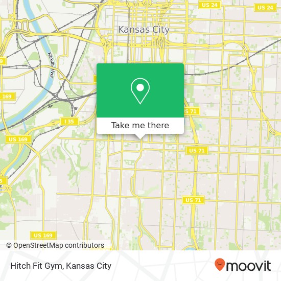 Hitch Fit Gym map