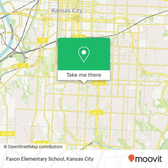 Faxon Elementary School map