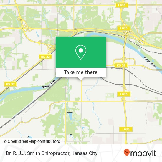 Dr. R. J.J. Smith Chiropractor map