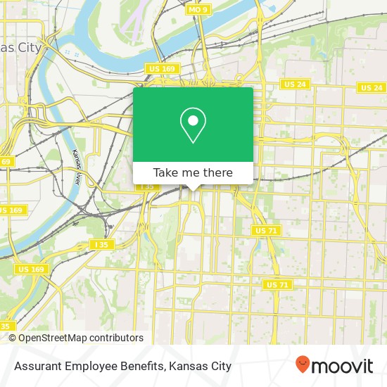 Assurant Employee Benefits map