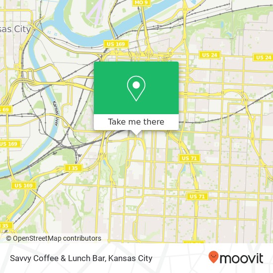 Mapa de Savvy Coffee & Lunch Bar