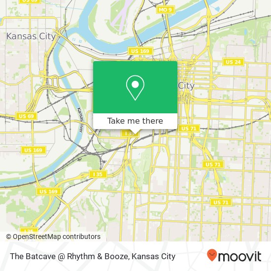 The Batcave @ Rhythm & Booze map