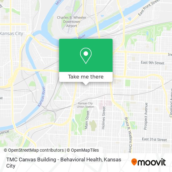 TMC Canvas Building - Behavioral Health map