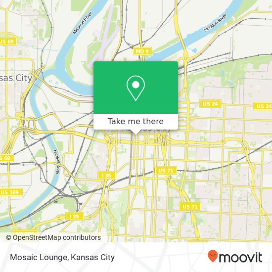 Mapa de Mosaic Lounge