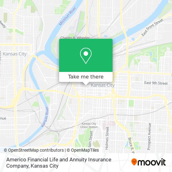 Americo Financial Life and Annuity Insurance Company map