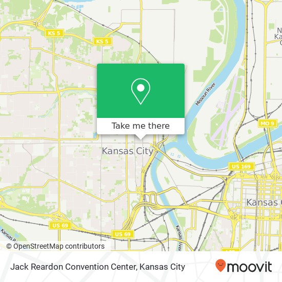 Jack Reardon Convention Center map