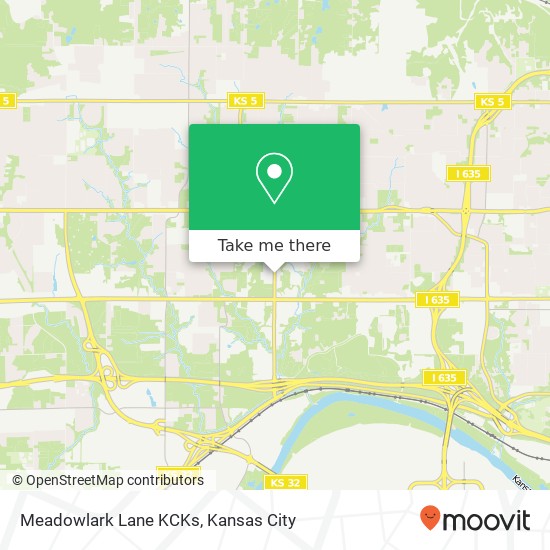 Meadowlark Lane KCKs map