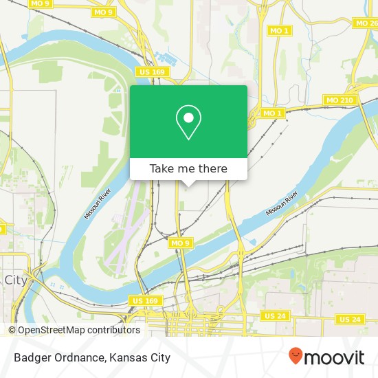Mapa de Badger Ordnance
