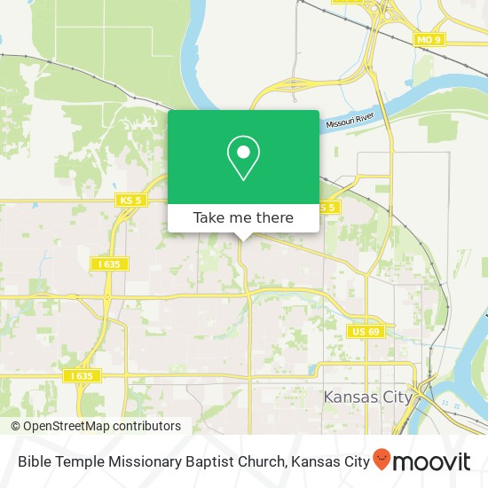 Mapa de Bible Temple Missionary Baptist Church