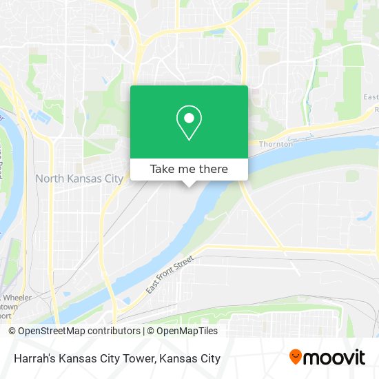 Mapa de Harrah's Kansas City Tower