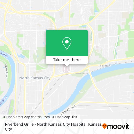 Riverbend Grille - North Kansas City Hospital map