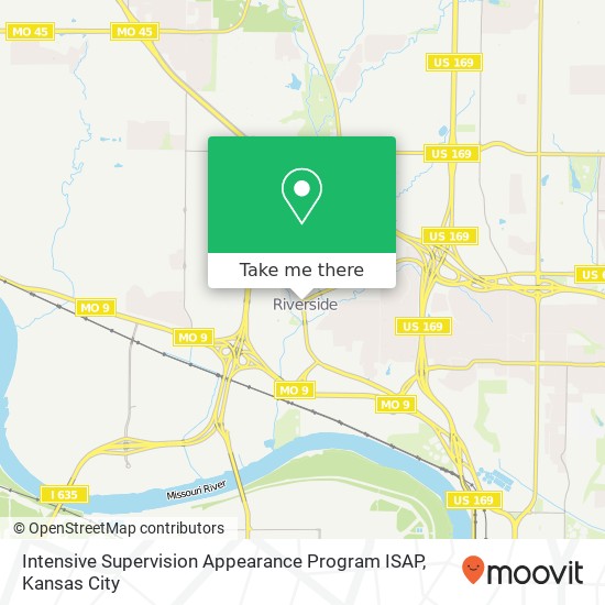 Intensive Supervision Appearance Program ISAP map