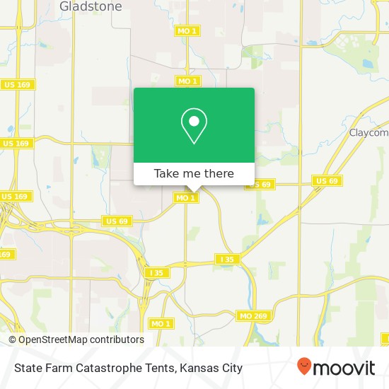 State Farm Catastrophe Tents map