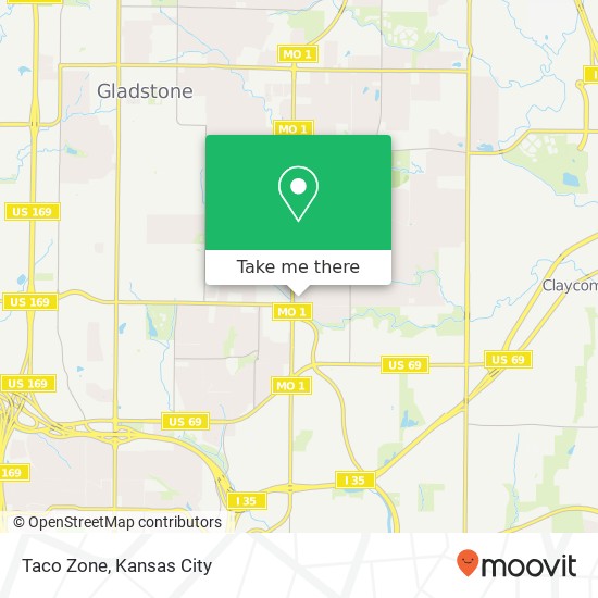 Taco Zone map