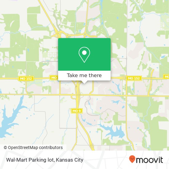 Mapa de Wal-Mart Parking lot