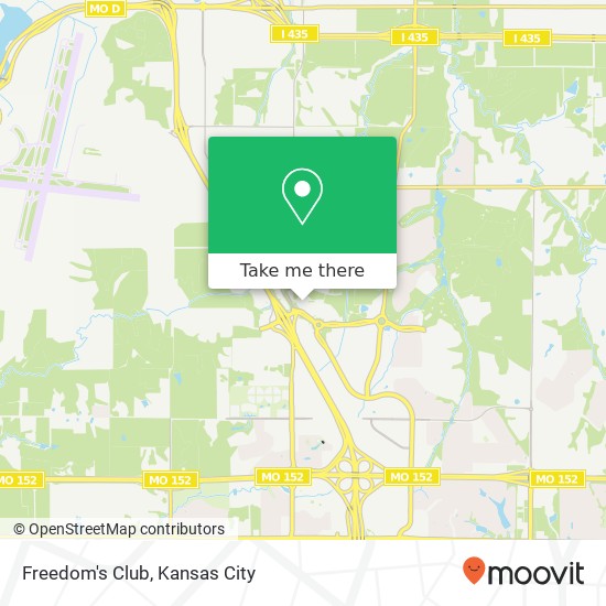 Freedom's Club map