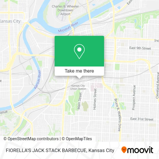 Mapa de FIORELLA'S JACK STACK BARBECUE