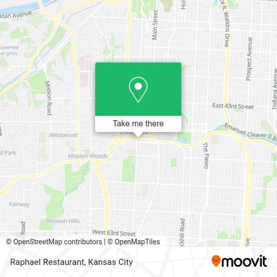 Raphael Restaurant map