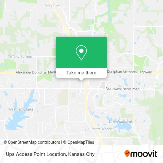 Ups Access Point Location map