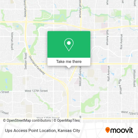 Ups Access Point Location map