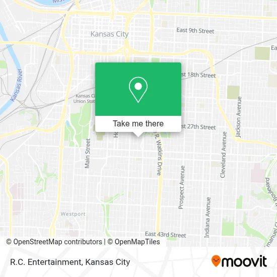 R.C. Entertainment map