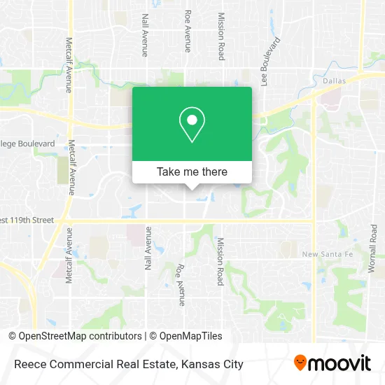 Reece Commercial Real Estate map