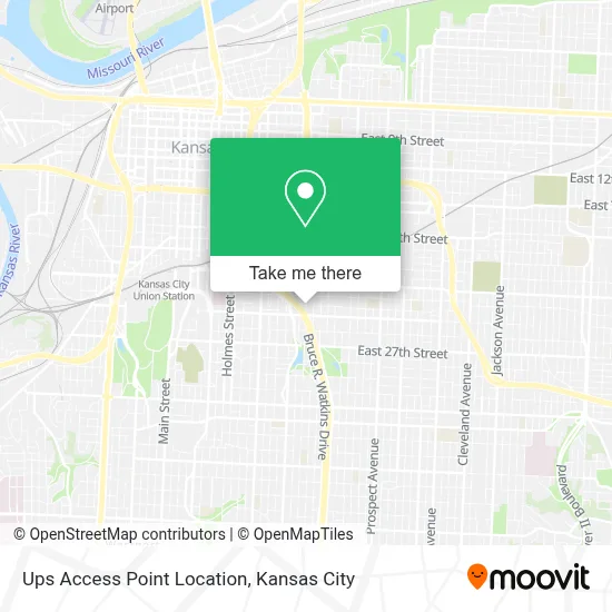Ups Access Point Location map