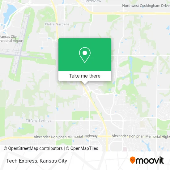 Tech Express map