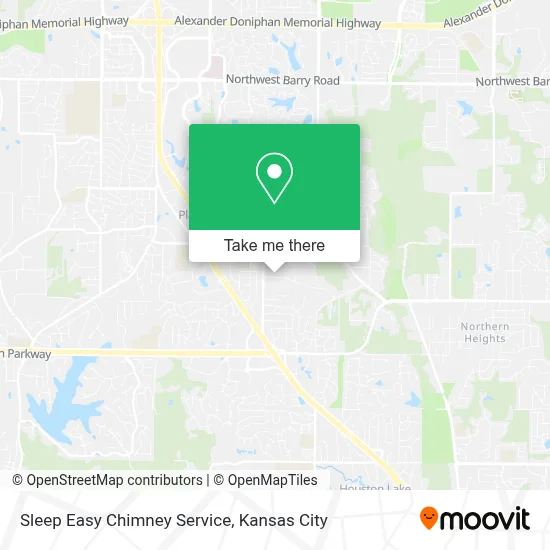 Sleep Easy Chimney Service map