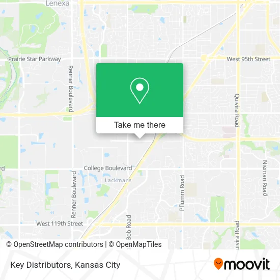 Key Distributors map