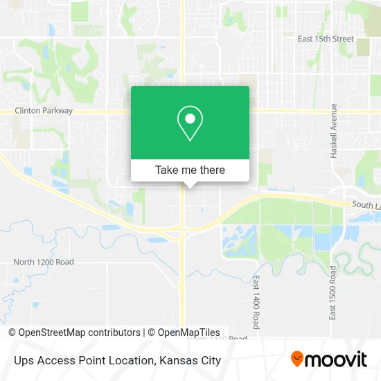 Ups Access Point Location map