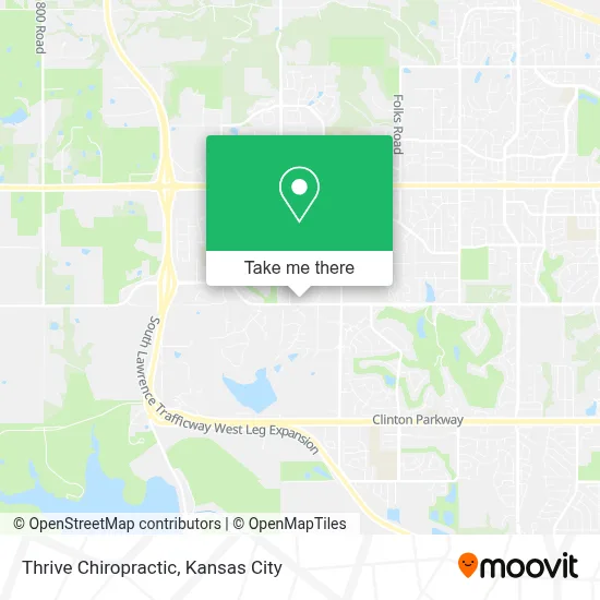 Thrive Chiropractic map