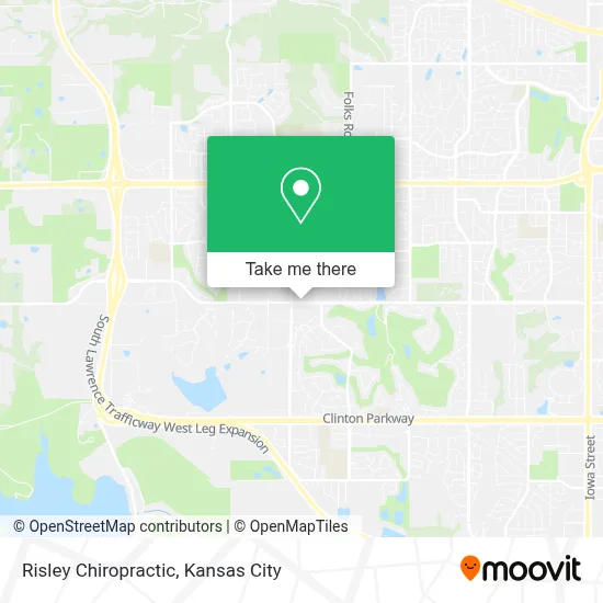 Risley Chiropractic map