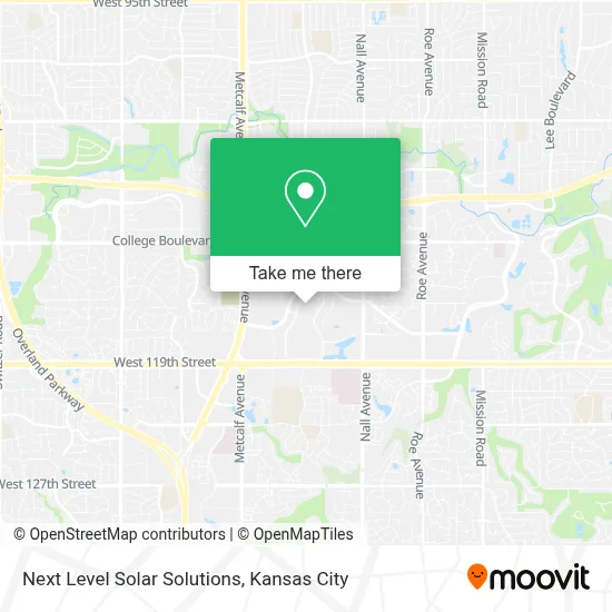 Next Level Solar Solutions map